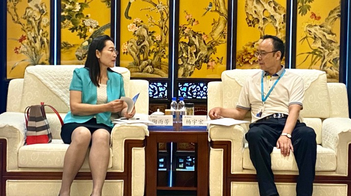 宁夏旅游投资集团陶雨芳总经理一行到访甘肃文旅集团
